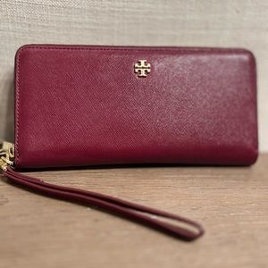Tory Burch Burgundy Wallet